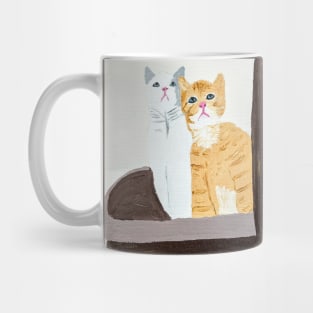 Kittens in a basket Mug